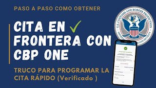 Cómo obtener CITA CBP ONE✅ para Asilo  Cómo hacerlo desde fuera de México [upl. by Adnahcal]