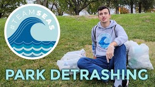 TeamSeas  Detrashing A Local Park  Raising 30000000 [upl. by Attalanta]