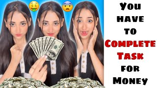 You have to Complete task for Money funnyshorts ytshorts shorts [upl. by Jsandye718]