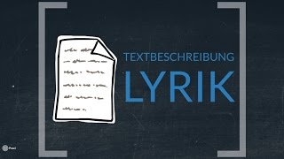 Textbeschreibung Lyrik [upl. by Marchall]