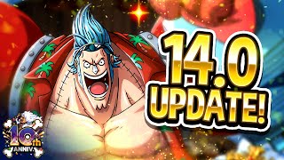 OPTC 140 UPDATE IS HERE CoOp Stats Amazing Ship Upgrades OPTC 10th Anniversary Countdown [upl. by Eerased340]