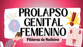 Todo sobre Prolapso Genital Femenino Definición Tipos Planos de Lancey y Ejerciciosginecología [upl. by Juli]