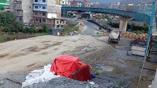 बलम्बु स्काई फ्लाइओभर पुलको प्रगति  latest development of Balambu sky flyover bridge [upl. by Colville778]