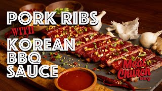 Pork Ribs with Korean BBQ Sauce [upl. by Darraj]