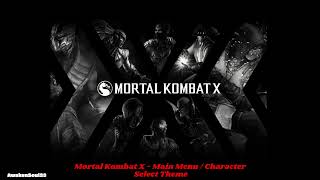 Mortal Kombat X  Main Menu  Character Select Theme 1 hour [upl. by Halil]