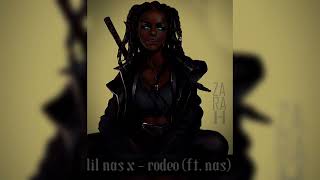 lil nas x  rodeo ft nas amp sped up [upl. by Tersina928]