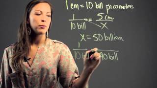 How to Convert Length From Centimeters to Picometers  Math Education [upl. by Tadio919]