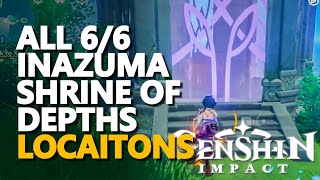 All Inazuma Shrine of Depths Genshin Impact [upl. by Onstad]