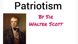 Class7 Patriotism by Sir Walter Scott ICSECBSE [upl. by Etteuqram302]