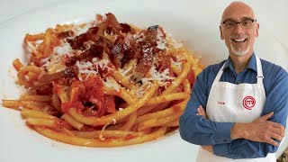 PASTA ALLA AMATRICIANA  Ricetta Originale [upl. by Otreblasiul283]