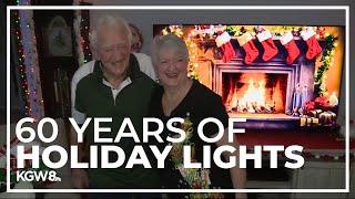 Gets a little bigger every year Beaverton couple continues decadeslong holiday lights tradition [upl. by Elfrida441]