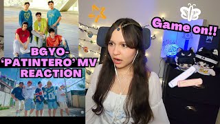 BGYO PATINTERO MV  REACTION [upl. by Leahplar]