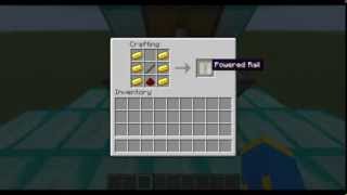 Minecraft Jak zrobić Zasilane Tory  Minecraft How to make Powered Rail [upl. by Pansie]