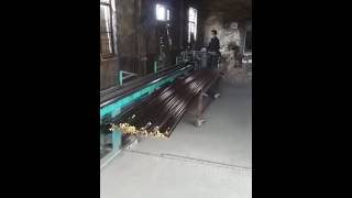 20162017 DRAW BENCH DRAWING MACHINE COPPER BRASS ALUMINIUM ROD  STRIPS BUS BAR [upl. by Shalne]