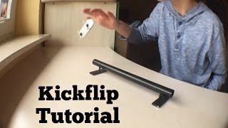 Kickflip  Fingerboard Tutorial 3 German [upl. by Irbua]