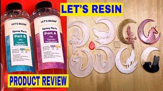 LETS RESIN  Product Review 11 Epoxy Resin and Molds [upl. by Nwad407]