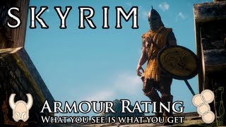 Skyrim Mod Armor Rating  What You See Is What You Get [upl. by Eilraep]