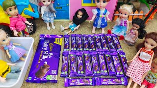 Big Dairy Milk VS Small Dairy Milk comparison in Barbie girlBarbie show tamil [upl. by Anirbed]