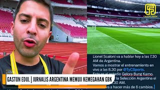 GBK MENDUNIA‼️Stadion Gelora Bung Karno Dapat Pujian Dari Jurnalis Argentina  Kondisi GBK Terkini [upl. by Cerellia]