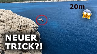 KLIPPENSPRINGEN MALLORCA  neuer Trick von 20m [upl. by Daryle]