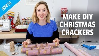 How to make DIY Christmas Crackers [upl. by Walters]