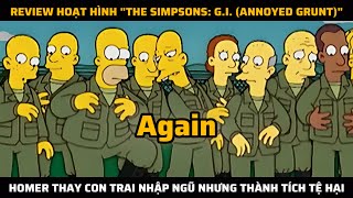 Homer Thay Bart Nhập Ngũ  Tóm Tắt Hoạt Hình quotGia Đình Simpsonquot [upl. by Bryna]