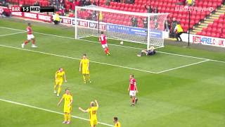 Conor Hourihane makes it five stunning goals  Barnsley v MK Dons [upl. by Marie-Ann]