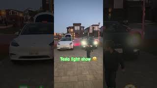 Tesla light show 🤩 [upl. by Adnical]