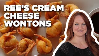 Rees Cream Cheese Wontons  The Pioneer Woman  Food Network [upl. by Rukna]