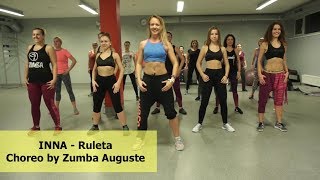 Zumba  INNA  Ruleta feat Erik  Zumba Vilniuje  Zumba Auguste [upl. by Enomor]