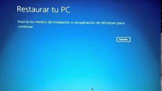 nuevo  Solución a pantalla negra  insertar los medios en Windows 8 o 81 [upl. by Esoranna630]