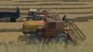 Farming Simulator 15 S17E16 Multiplayer  Mechanik Center  Zepsuty Kombajn [upl. by Enilegna]