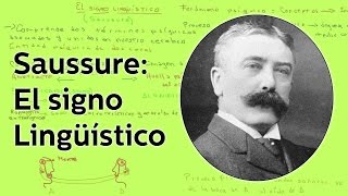 Saussure El signo lingüístico  Lingüística  Educatina [upl. by Baskett]