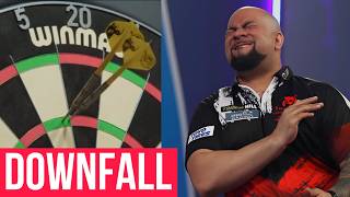 Darts WORST DOWNFALL… World’s Best to 58 Average [upl. by Asiel739]