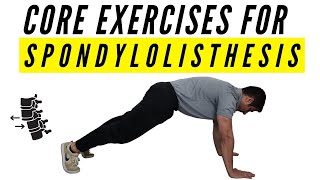 Core exercises for Spondylolisthesis [upl. by Enilesoj]