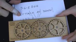 Enigma II Encryption Machine amp Puzzle  encode amp decode cipher [upl. by Inahpets67]