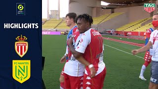 AS MONACO  FC NANTES2  1   Highlights  AS MONACO  FC NANTES  20202021 [upl. by Kella]