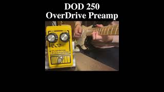 DOD 250 Overdrive Preamp sound test dod fender guitarpedals guitar [upl. by Solrak951]