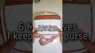 6 Essential Purse Must Haves Whats in my Bag [upl. by Iolenta209]