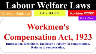 Employees Compensation Act 1923  COMPLETE Workmens Compensation Act 1923  HSE STUDY GUIDE [upl. by Rabma77]