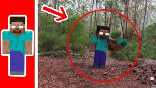 6 MINECRAFT Captados en Camara en la Vida Real [upl. by Avika]