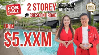 Singapore Cluster Detached 2 Storey Landed Property Home Tour  Seven Crescent  District 15 [upl. by Eceined]