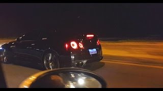 BSRtv  Nissan GTR acelerando tudo na Barra HD 1080 [upl. by Gertruda]