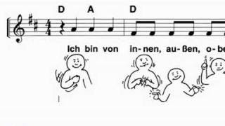 Ich bin von innen außen oben unten  Kinderlied  Songtext  Kostenlos  SermonOnline [upl. by Oraneg]