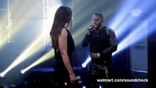 Jason Derulo featuring Jordin Sparks quotVertigoquot Live  Walmart Soundcheck [upl. by Myrtia]