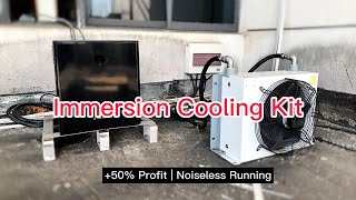 Immersion Cooling Kit Smart Mining Overclocking At Home With Antminers S19 WhatsMiner bitcoin btc [upl. by Nivri]