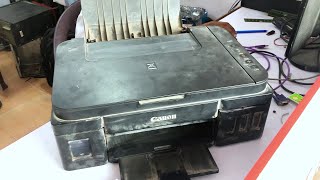 how to reset canon pixma g2000 printer amp Fix Head Related Fault  Canon G2000 Printer Red light [upl. by Benedicta428]