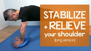 Shoulder stabilisation  exercises to relieve pain long version [upl. by Tenaj430]