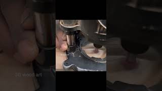 Router machine wood carving techniques shorts woodcarving woodart diy art [upl. by Adnohsad]