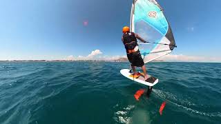 WindFoil Session  Tra Circeo e Terracina  RRD Pocket Rocket [upl. by Einoj]